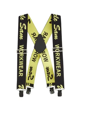 Obrázok produktu pre Uncle Sam Clothing 70632 Uncle Sam Braces black/yellow Veľkosť