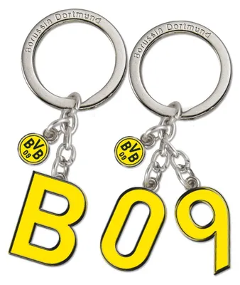 Productafbeelding van Sleutelhanger Borussia in geel, One Size