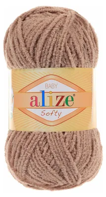 Produktbild von Alize Baby Softy 617 Kamel – extraweiches Mikro-Polyester Garn 50g/115m