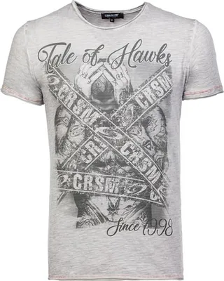 Produktbild von T-Shirt CARISMA Grau Tale of Hawks CRM4542 L