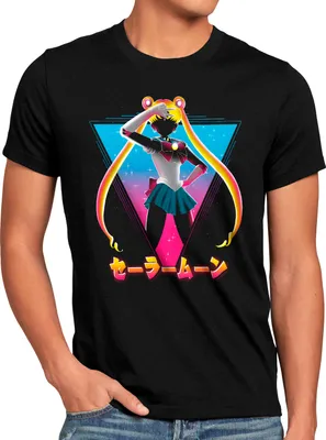 Produktbild von BaumwolleCloud Sailor Cute Herren T-Shirt anime manga cosplay crystal