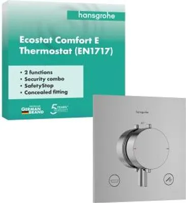 Imagen del producto de HANSGROHE 33716000: Termostato UP Ecostat Comfort E