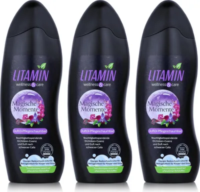 Produktbild von LITAMIN Duftöl-Pflegeschaumbad Magische Momente 750ml Wellnes & Care (3er Pack)