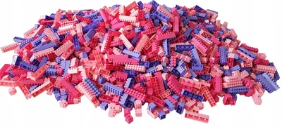 Produktbild von Hemar K1 Konstruktionsbausteine 5 kg Rosa ca. 2200 Teile