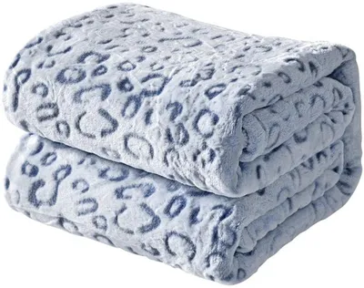 Produktbild von Azomor® Weiche und warme Fleece-Decke mit elegantem Leoparden-Design für Komfort