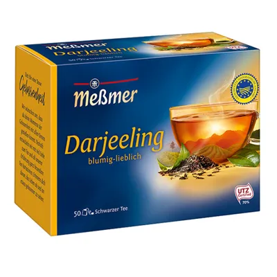 Obrázek produktu pro Meßmer Černý čaj Darjeeling květinově sladký 50 čajových sáčků 87g