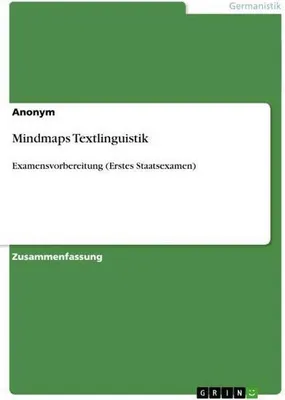 Produktbild von Mindmaps Textlinguistik
