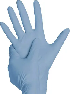 Obrázek produktu pro Nitrilové rukavice Puracomfort bez pudru, modré, velikost: XL, obsah: 100 kusů