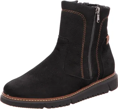 Image de Bottines à lacets pour femmes en noir