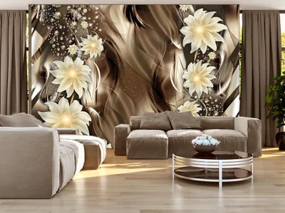 Produktbild von Vlies Fototapete 400x280 cm Tapeten Wandtapete XXL Blumen Natur b-C-0013-a-b