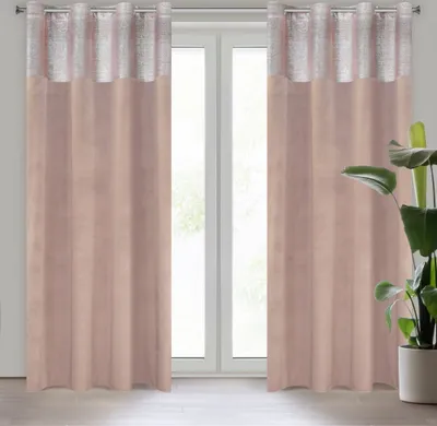 Produktbild von Eurofirany 140cm x 250cm Vorhang puderrosa
