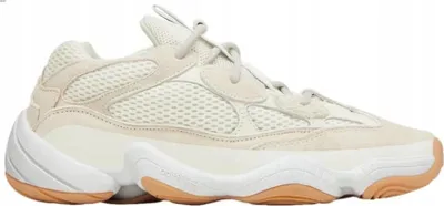 Produktbild von Adidas Damen Sneaker Yeezy 500 Stone Taupe aus Wildleder und Mesh mit gepolsterter adiPRENE-Sohle