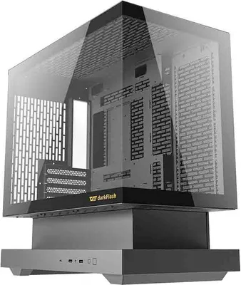 Produktbild von Darkflash F1 PC Gehäuse inkl. 6 ARGB Lüfter
