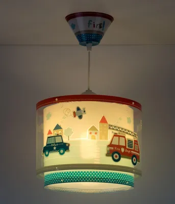 Zdjęcie produktu dla Lampa sufitowa Policja i Straż Pożarna dla dzieci
