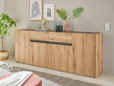 Produktbild von Sideboard Eiche 220 cm 4-türig Boston