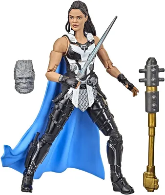 Imagen del producto de Figura King Valkyrie Thor Love And Thunder Reina Valkiria Marvel Legends Series Build A Figure Articulada 16 cms