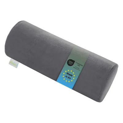 Productafbeelding van Nekrol 15 x 40 cm met hoes van zachte microvezel, kniekussen, wasbaar, grijs, Bodyprotect