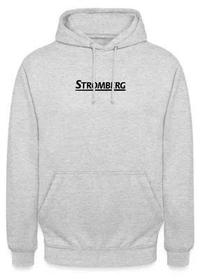 Produktbild von Spreadshirt Stromberg Logo Mit Bernd Stromberg Backprint Uni Hoodie, 4XL, Hellgrau meliert