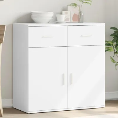 Immagine prodotto di vidaXL Credenza bianca 79x38x80 cm Materiale a base di legno
