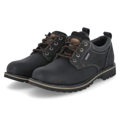 Obrázok produktu pre Pánske kožené nízke topánky Dockers by Gerli čierne