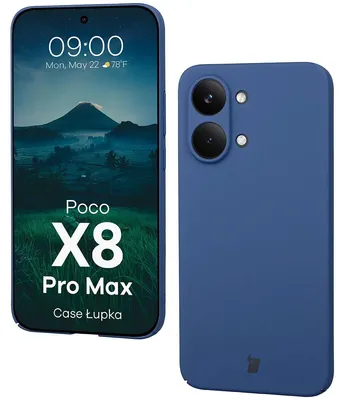 Produktbild von Handyhülle für Xiaomi POCO X8 Pro Max, Bizon Case Lupka, Blau