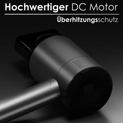 Produktbild von Zilan Reisefön Klappbar Klein mit Diffusor Haartrockner Haarföhn Trockenhaube Warmluftgebläse Stylingfön Gebläsetrockner Lufttrockner