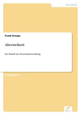 Produktbild von Altersteilzeit