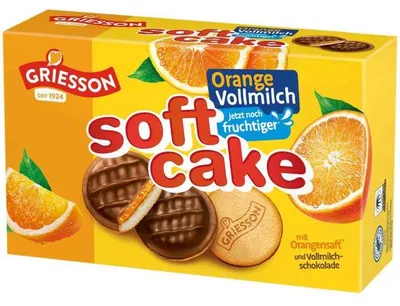 Produktbild von GRIESSON Soft Cake Vollmilch Orange,300g