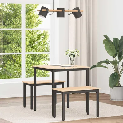 Produktbild von "Schlussverkauf" Esstisch 1 PC  - Stabile Materialien - für die Küche - Natur 70x70x75 cm Massives Kiefernholz  C9780