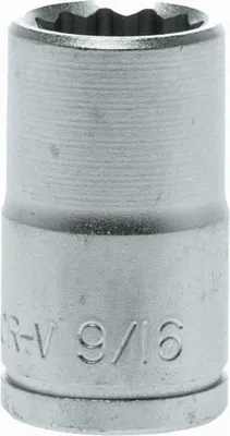 Image de Tengtools 74315805 Douille 1/2" Bihex Pouce 9/16 M120118-C