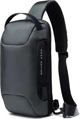 Image de Sac bandoulière IS-36232 avec USB - Gris KP36232