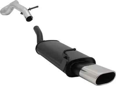 Image de Échappement sport Novus 135x75 ovale Audi A3 Seat Leon VW Golf 4 Beetle