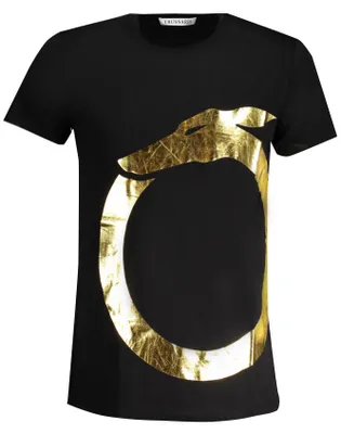 Immagine prodotto di Trussardi Herren-Kurzarm-T-Shirt Schwarz