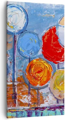 Produktbild von Bild auf Leinwand - Leinwandbild - Abstraktion modern - 55x100cm - Wand Bild - Wanddeko - Leinwanddruck - Bilder - Kunstdruck - Wanddekoration - Leinwand bilder - Wandkunst - PA55x100-4013