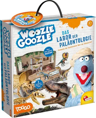 Produktbild von Lisciani DE92383WG - WOOZLE GOOZLE Das Labor der Paläontologie Dinosaurier Dinos Bauset bauen Skelett