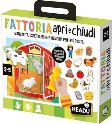 Zdjęcie produktu dla Otwieranie i zamykanie gospodarstwa Montessori - Instrukcja - Obserwacja i przypomnienia - Edukacyjne gry dla dzieci w wieku 2, 3 i 4 lata - Gry Montessori