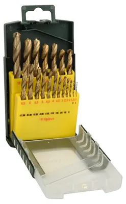Produktbild von 19-teiliges HSS-TiN-Metallbohrer-Set