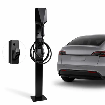 Produktbild von LDY Wallbox Standfuß für Easee Ladestation, Stahl, 149 cm