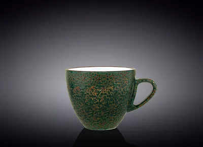 Produktbild von Wilmax Tasse 300 ml Grün aus Porzellan