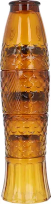 Image de 4Pcs Fish Stackable Glass Cups Scale Pattern Decorative Drinking Glasses for Home Bar Party Gathering Gift (en anglais)