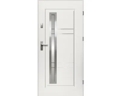 Obrázok produktu pre Vchodové dvere oceľové Apollo P55 80 Ľ biele otváranie von
