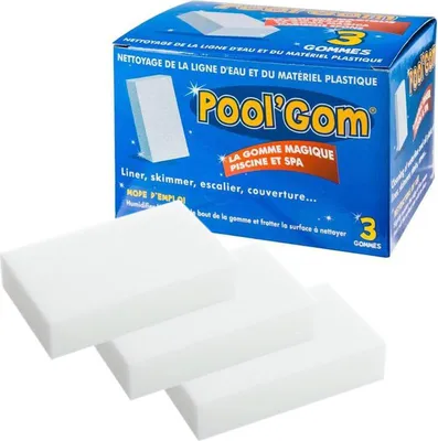 Produktbild von Set mit 3 magischen schwämmen für die wasserleitung Toucan POOL GOM X3