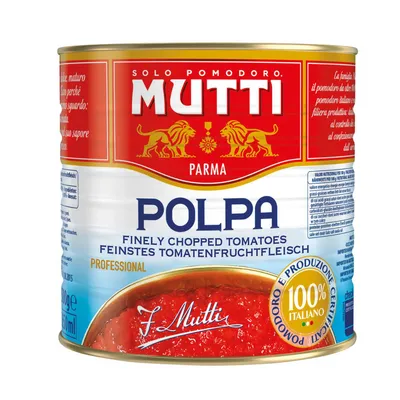 Image de Mutti Polpa pulpe de tomate finement hachée 2500g