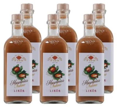 Produktbild von Fies Haselnuss-Sahne Likör (6 x 0,5L)