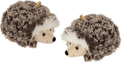 Produktbild von 2 Stück Igel Plüschtier zum Hängen 17 cm Kuscheltiere