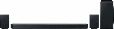Produktbild von Samsung Q-series Soundbar HW-Q935D 9.1.4- Kanal Sub Woofer & Rücklautsprecher (2024), 9.1.4 Kanäle, 540 W, DTS:X, Dolby Atmos, Dolby TrueHD, High Definition Audio (HD Audio), 160 W, Schwarz, High Dynamic Range 10+ (HDR10 Plus), High Dynamic Range 10+ Adaptive (HDR10 Plus Adaptive)
