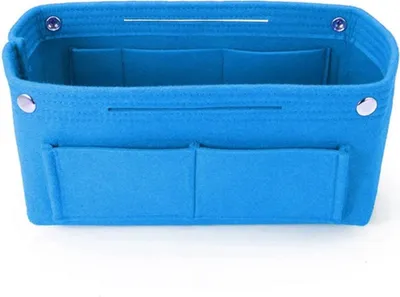 Productafbeelding van Make-up etui voor vijlen - met veel vakken - blauw
