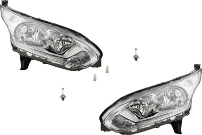 Produktbild von Scheinwerfer passend für Ford Transit 13 13-18 Leuchtmittel Satz L R 1912547 FT1113W030AA 1912544 FT1113W029AA Johns