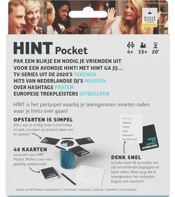 Produktbild von Bezzerwizzer Hint Taschenbrettspiel