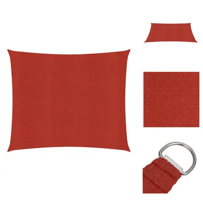 Produktbild von vidaXL Sonnensegel 160 g/m² Rot 7x7 m HDPE -  Sonnenschirme & Sonnenschutze